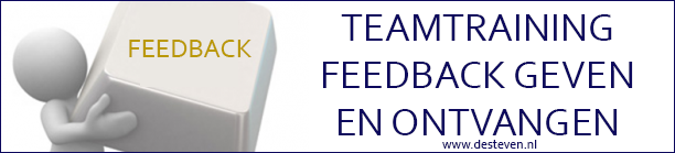 team training feedback geven ontvangen